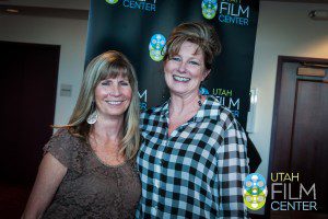 Annette Wigham (left) at the "Valentine Road" Through the Lens screening.