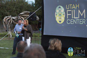 TC Johnstone and Utah Film Center Founder Geralyn Dreyfous